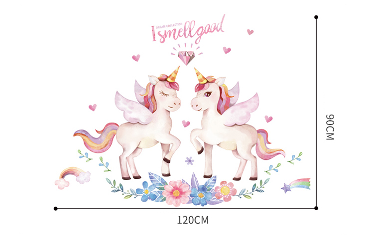 Dream Unicorn Wall Stickers for Kids' Room Decor