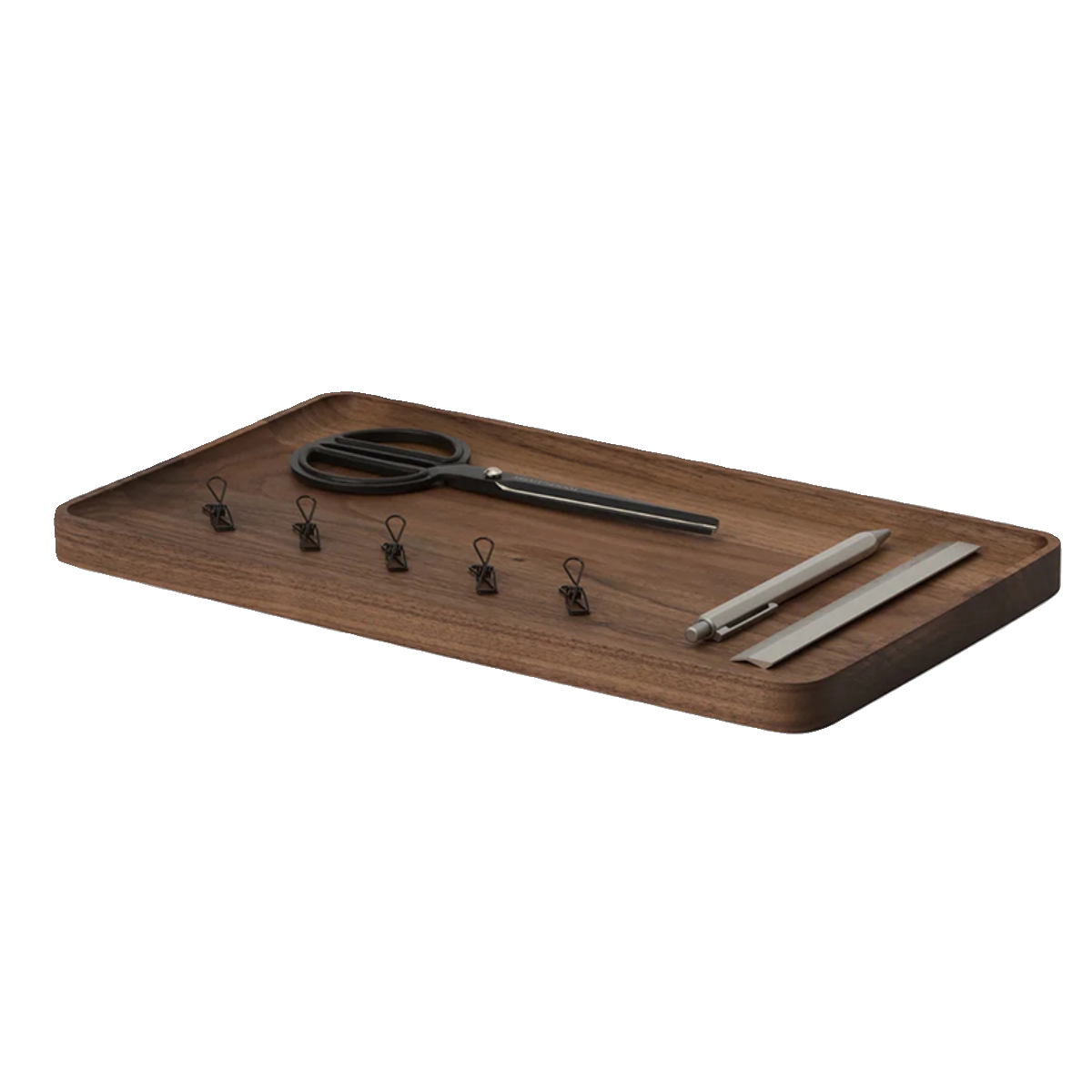 Solid Wood Desktop Storage Tray