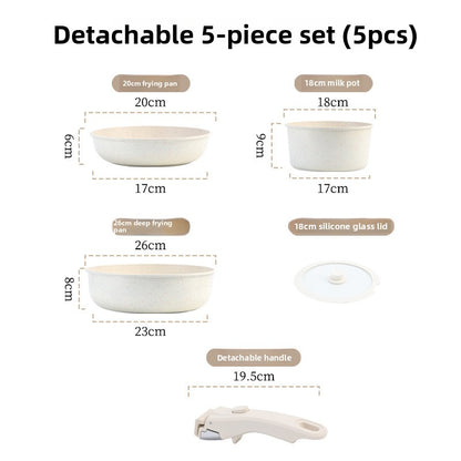 Detachable Nonstick Cookware Set