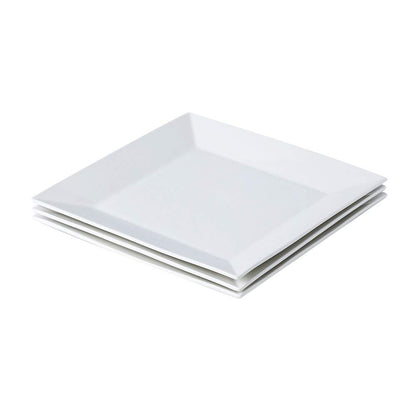 Porlien Classic Square 9.7-inch Dinner Plate Set of 3