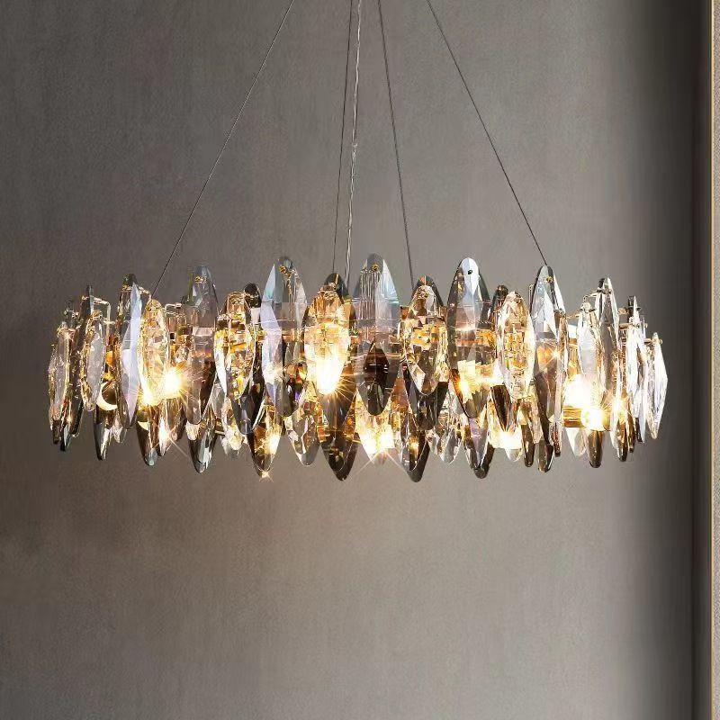 Modern Crystal Chandelier LED Lighting Fixture