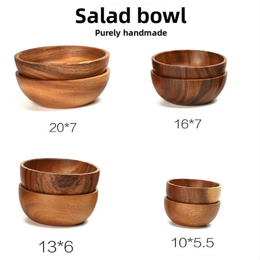 Acacia Large Salad Bowl