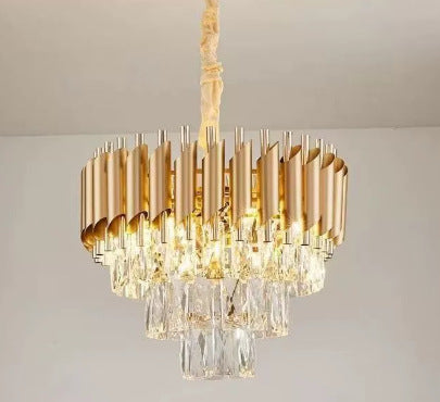 Luxury Crystal Chandelier Iron Modern Lighting
