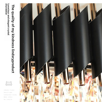 Luxury Crystal Chandelier Iron Modern Lighting