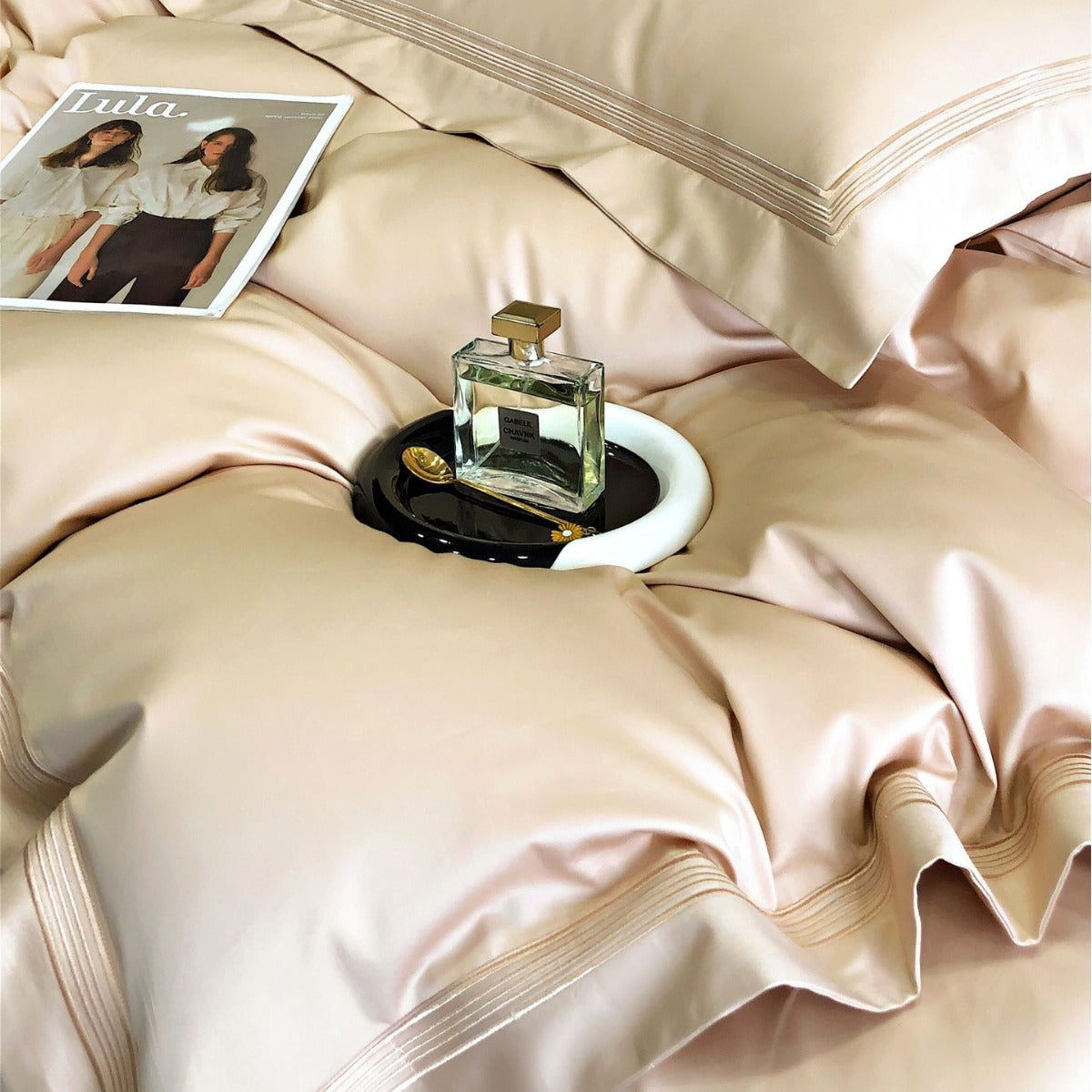 Pure Cotton Embroidered Four-Piece Bedding Set