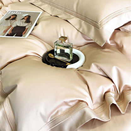 Pure Cotton Embroidered Four-Piece Bedding Set