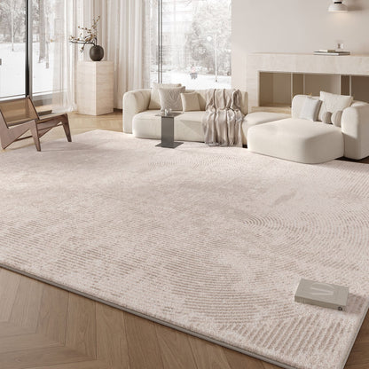 Cream Style Soft Polyester Carpet for Living Room