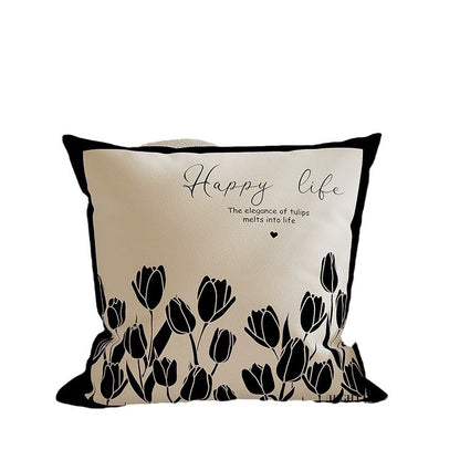Short Velvet Pillow Case