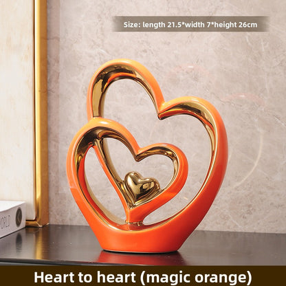 Heart Shape Ceramic Home Decor