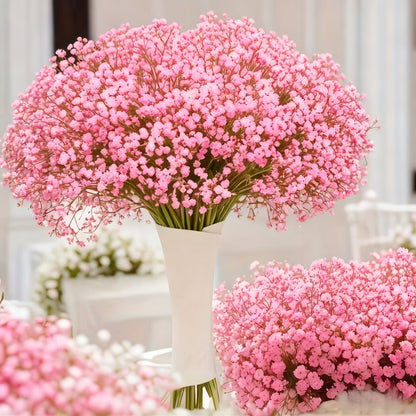 Artificial Baby Breath Flowers Plastic Decor