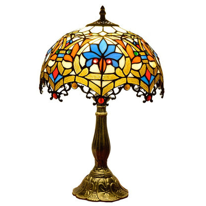 Artistic Stained Glass Tiffany Table Lamp for Bedroom Decor