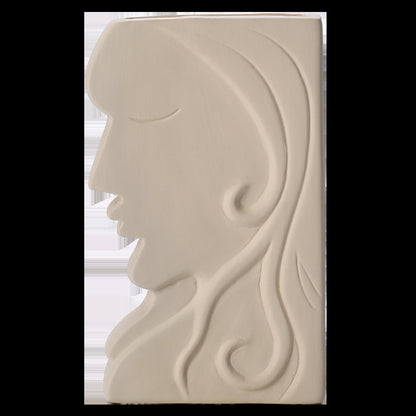 Creative Ceramic Face Vase for Home Decor