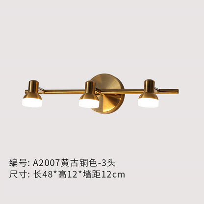 Modern Copper Wall Light for Bathroom Vanity Mirror