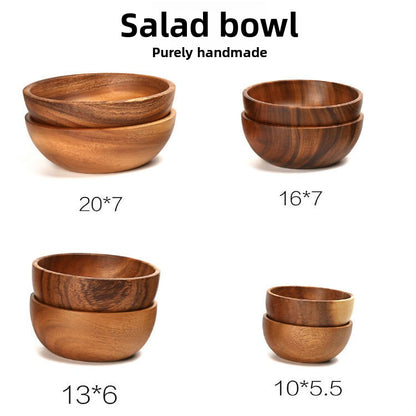 Acacia Large Salad Bowl