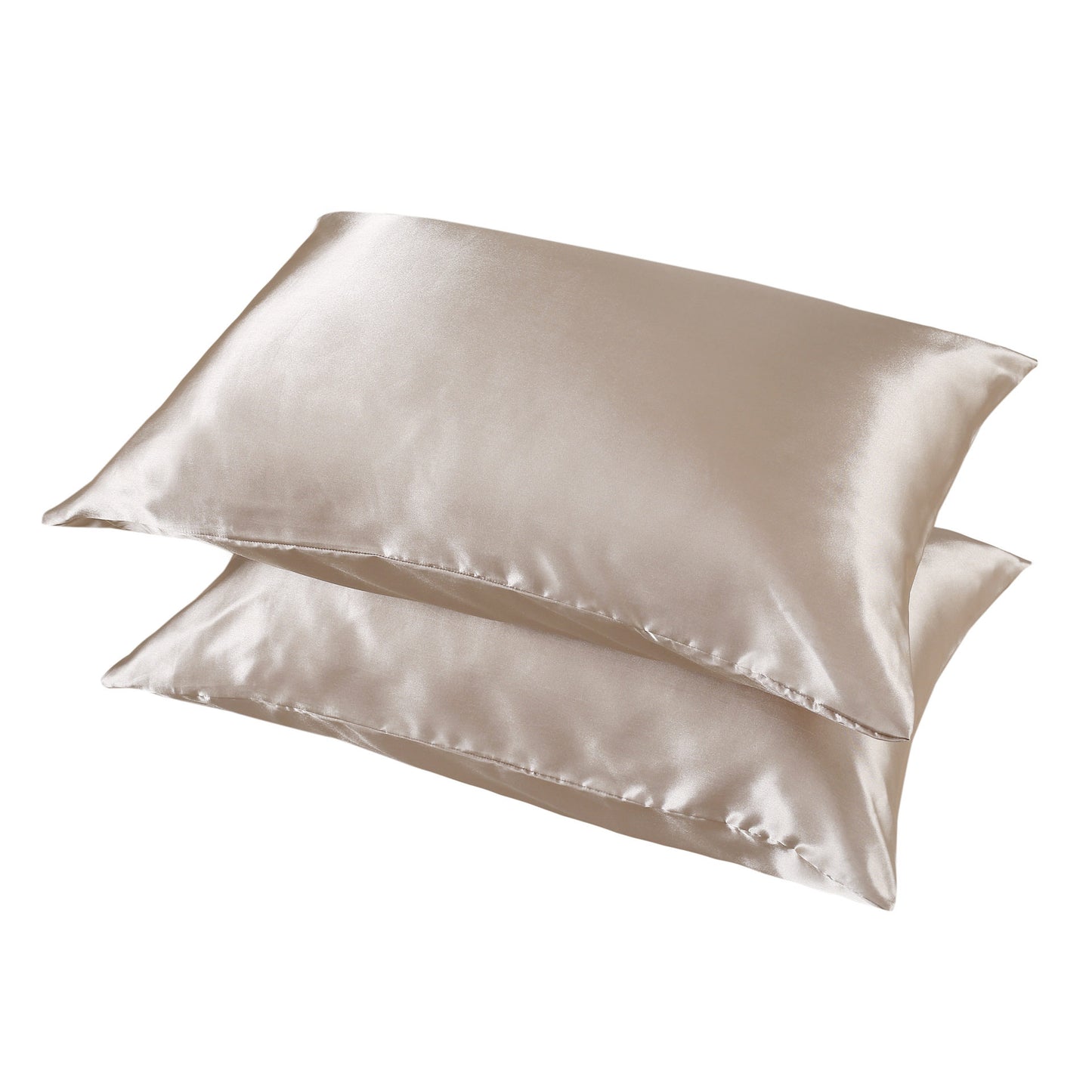 2 Pack Satin silk Pillowcase pillow case pillow cover queen