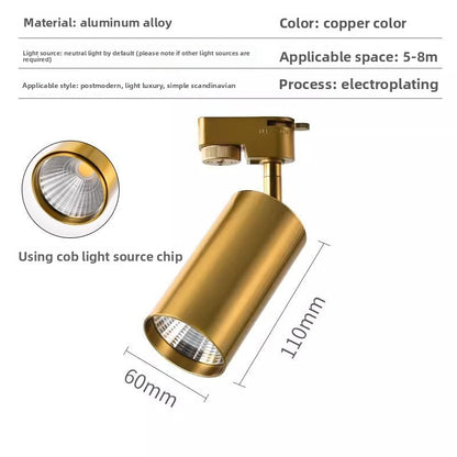 Gold LED Track Lighting System