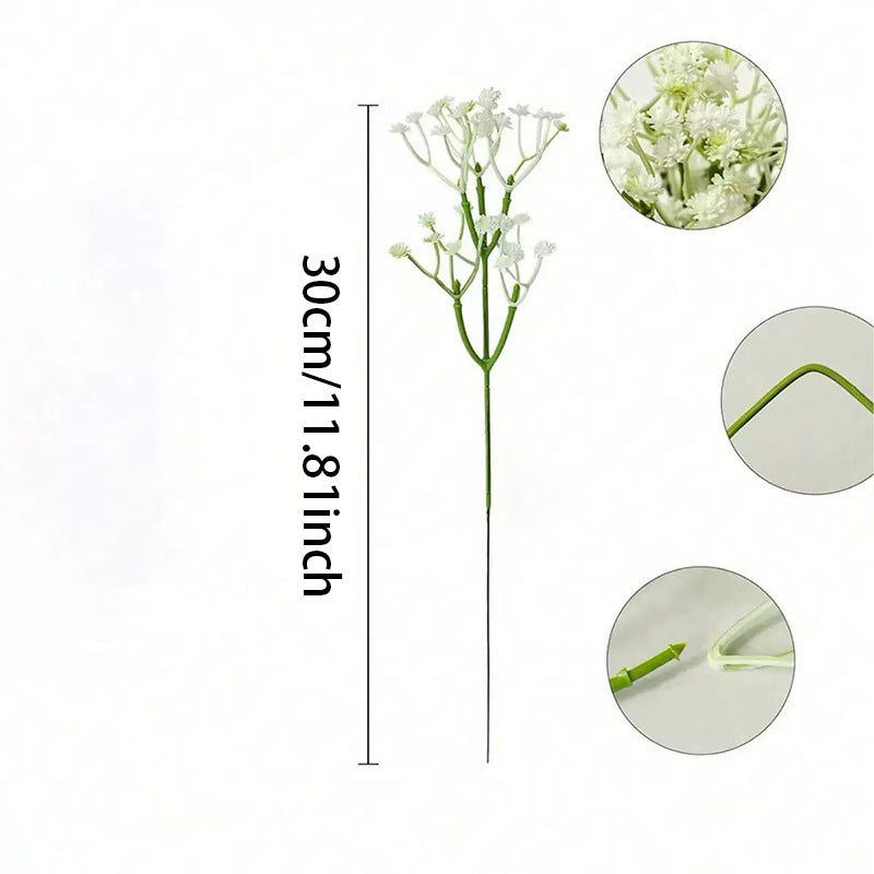 Artificial Baby Breath Flowers Plastic Decor