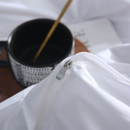 Embroidered Bedding Set Quilt Cover Pillowcase
