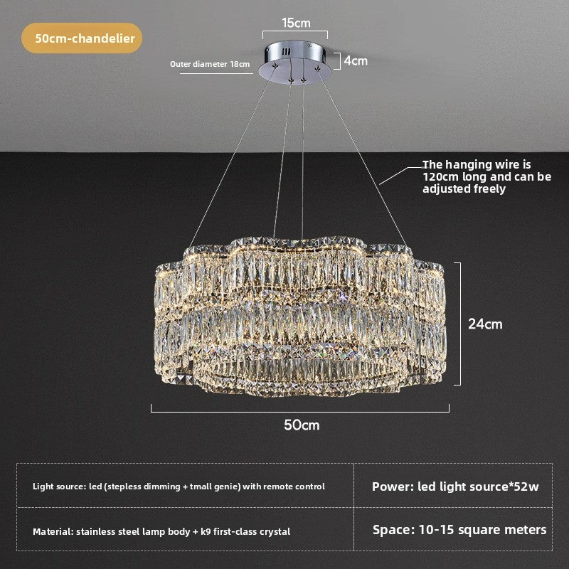 French Style Crystal Chandelier LED Lighting for Home