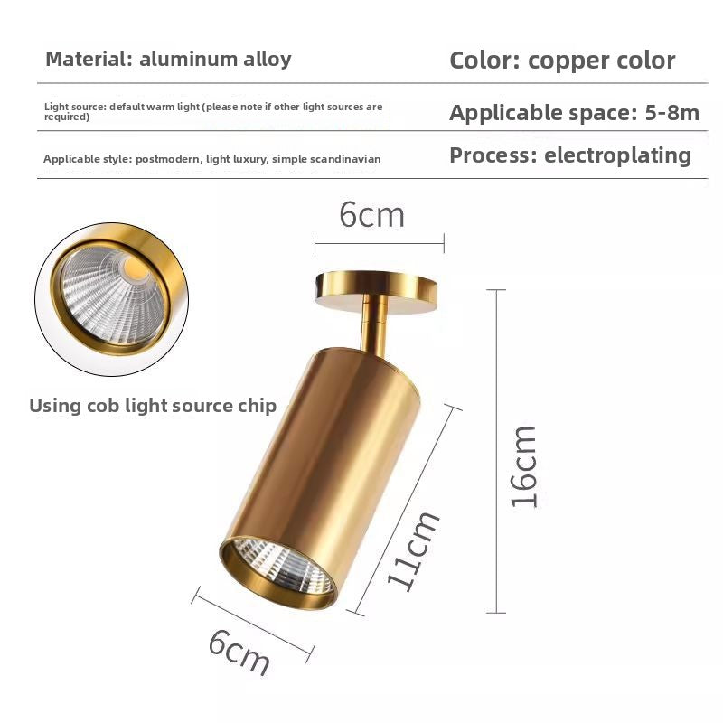 Gold LED Track Lighting System