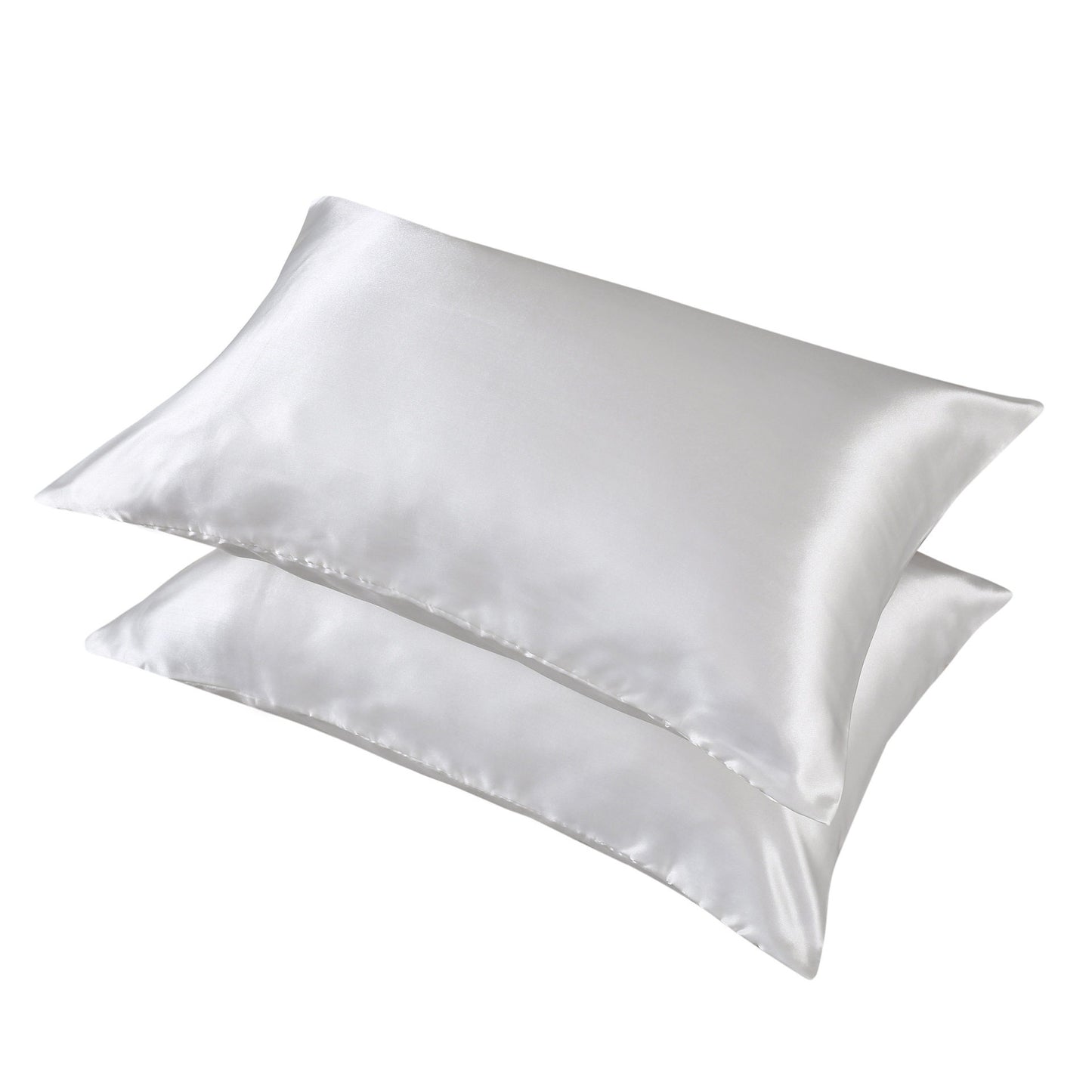 2 Pack Satin silk Pillowcase pillow case pillow cover queen