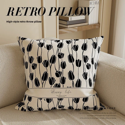 Short Velvet Pillow Case