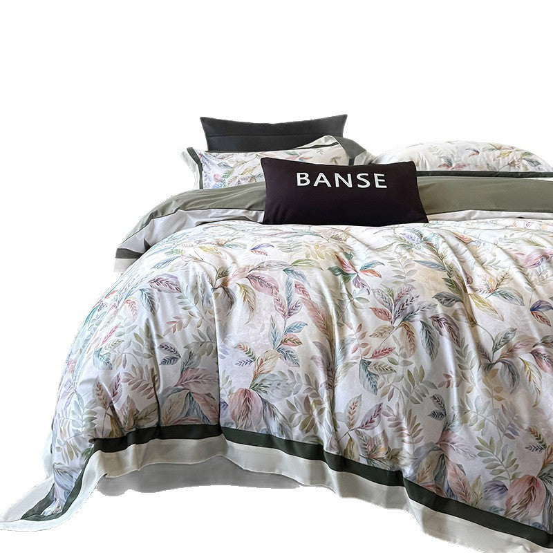 Premium Cotton Printed Four-Piece Bedding Set