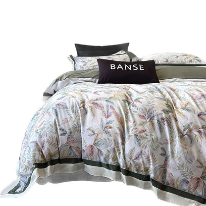 Premium Cotton Printed Four-Piece Bedding Set