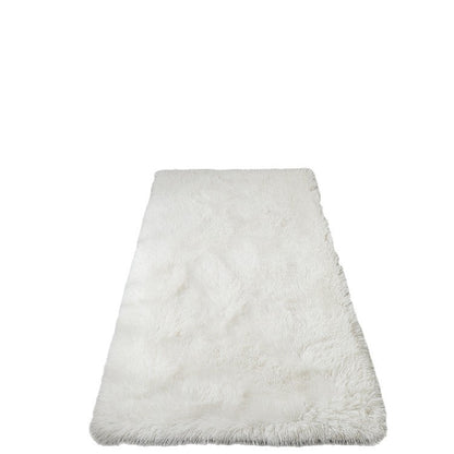 Ins Style Long Plush Bedside Rug Non-Slip Cooling Mat
