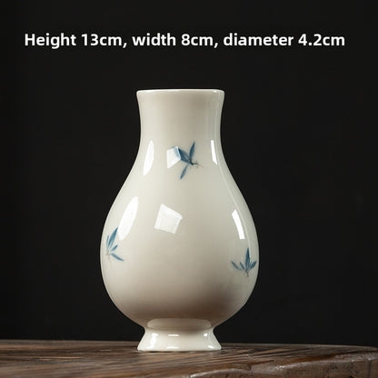 Butterfly Orchid Ceramic Vase