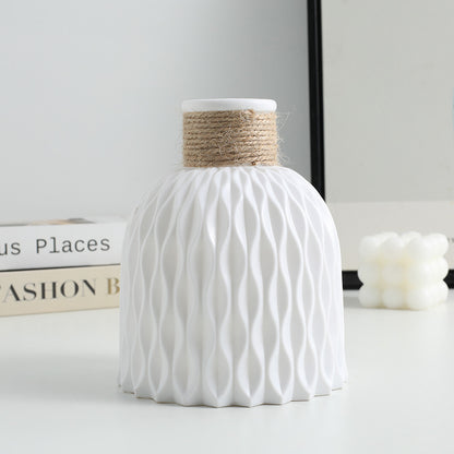 Plastic Origami Vase Desktop Decor