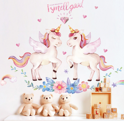 Dream Unicorn Wall Stickers for Kids' Room Decor