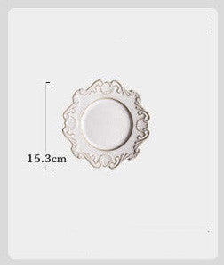 Creative Baroque European Tableware Set (Dinner Plates & Bowls)