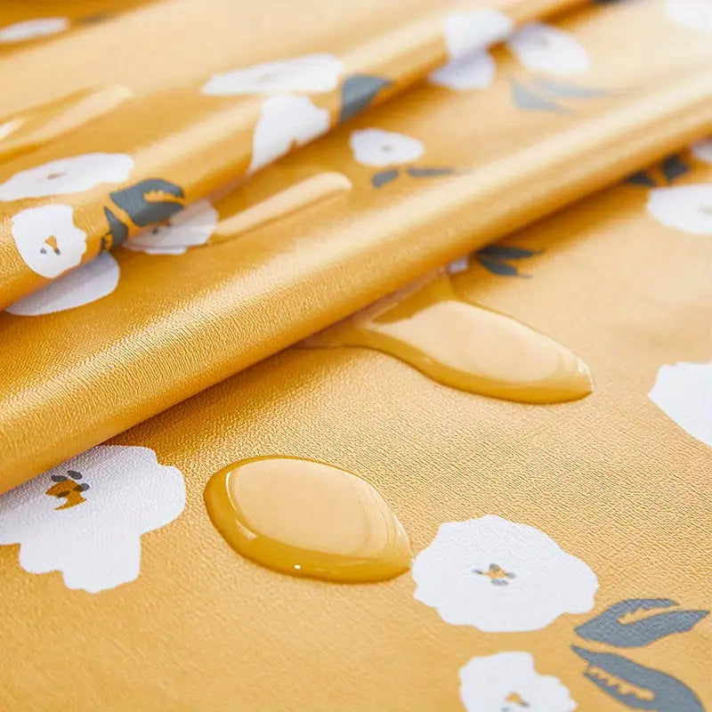 Gardenia PVC Tablecloth - Waterproof Pastoral Decor