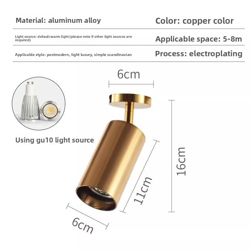 Gold LED Track Lighting System