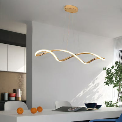 Modern LED Chandelier with Remote Control Dimming