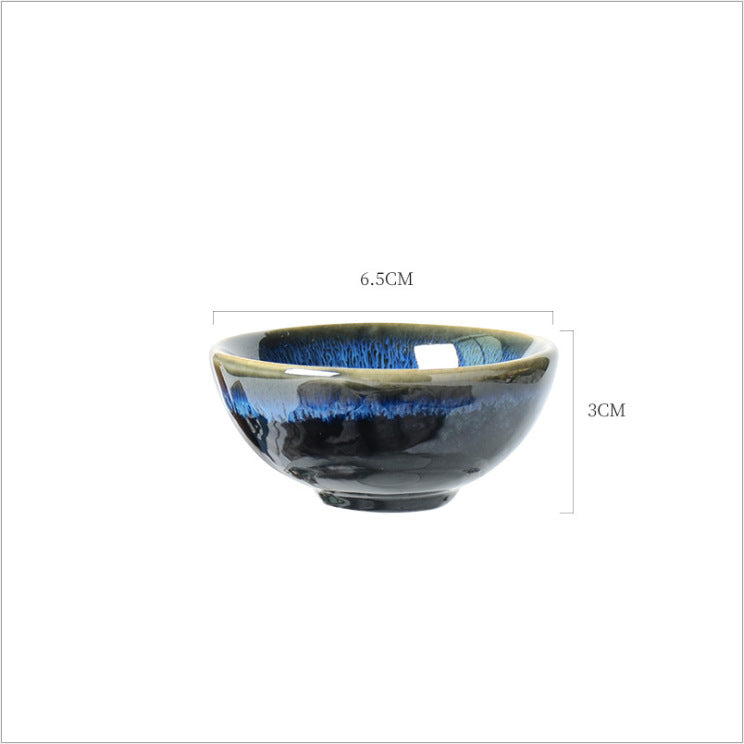 Japanese Ceramic Sake Set with Pot and Cups