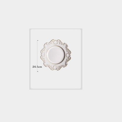 Creative Baroque European Tableware Set (Dinner Plates & Bowls)