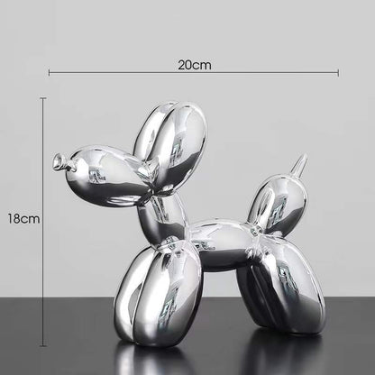 Electroplated Balloon Dog Decor