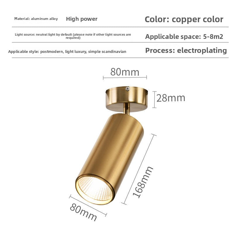 Gold LED Track Lighting System