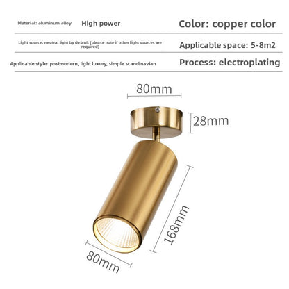 Gold LED Track Lighting System