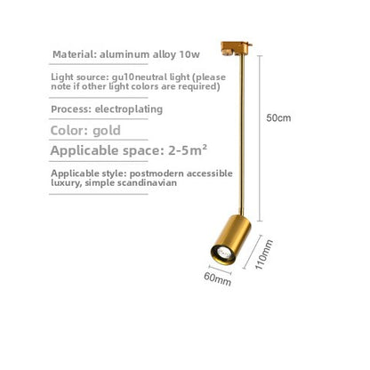 Gold LED Track Lighting System