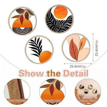Bohemian Wooden Wall Hanging Decor Set