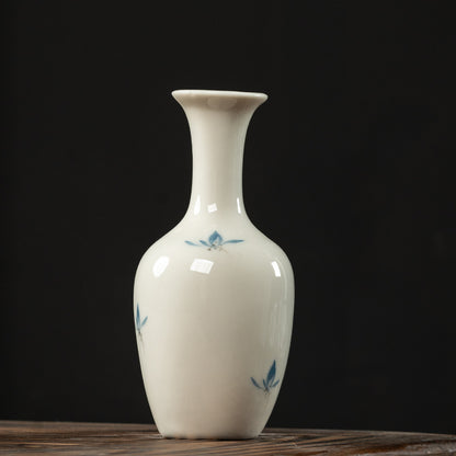 Butterfly Orchid Ceramic Vase