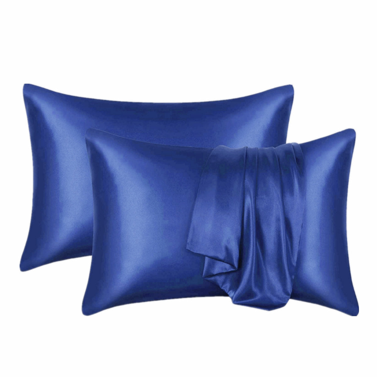 2 Pack Satin silk Pillowcase pillow case pillow cover queen