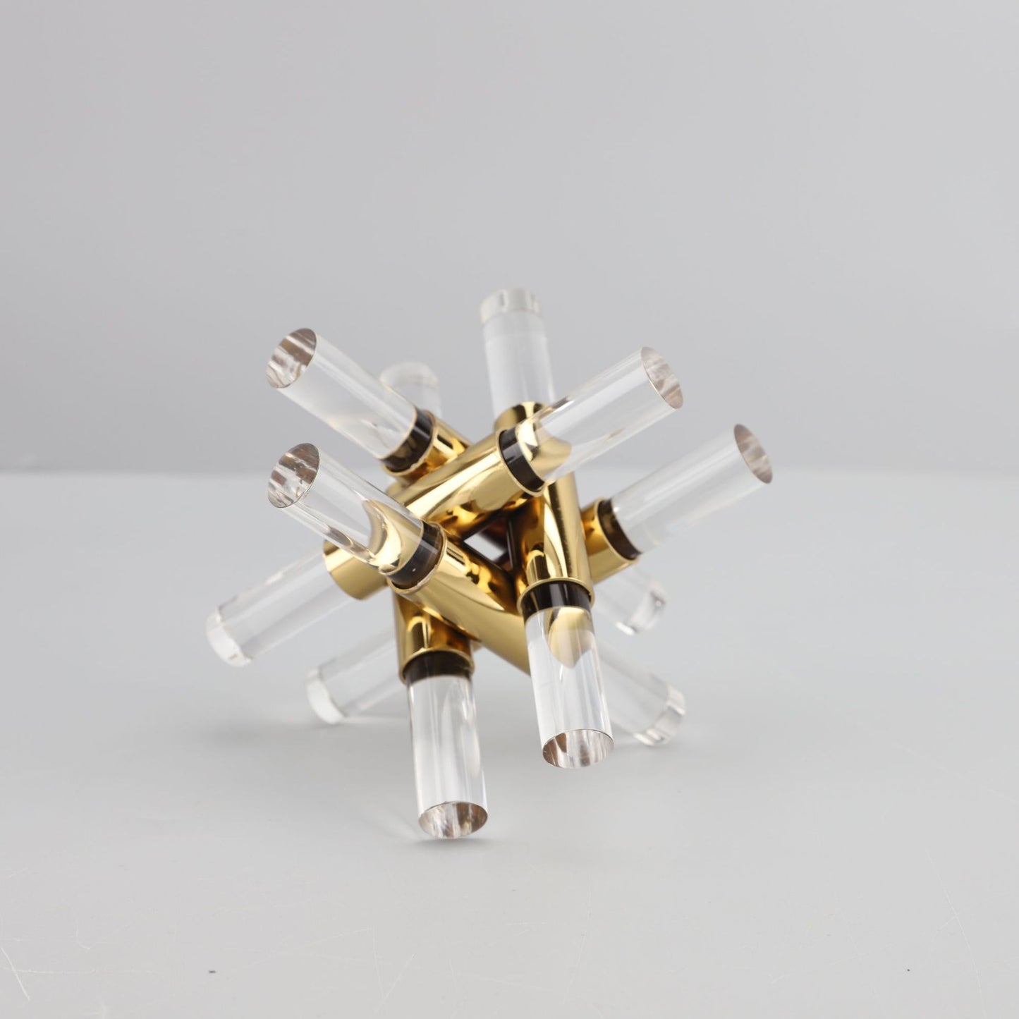 European Modern Acrylic Metal Cross Art Home Decor Ornament