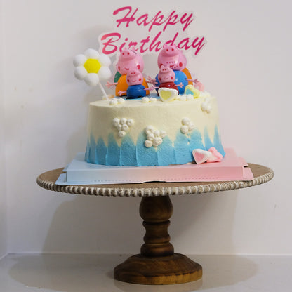 Wooden cake stand