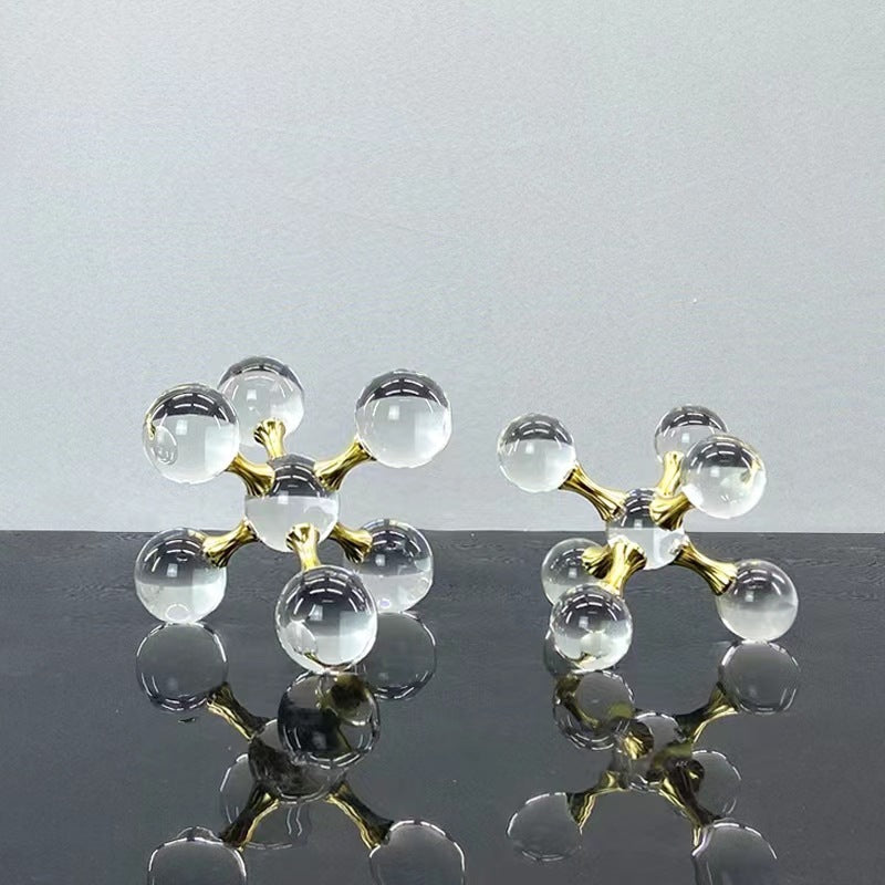 Modern Hexagonal Crystal Desktop Decor