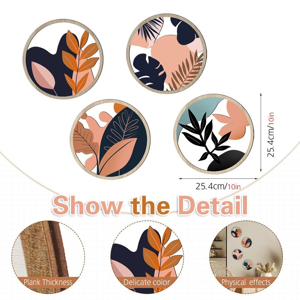 Bohemian Wooden Wall Hanging Decor Set