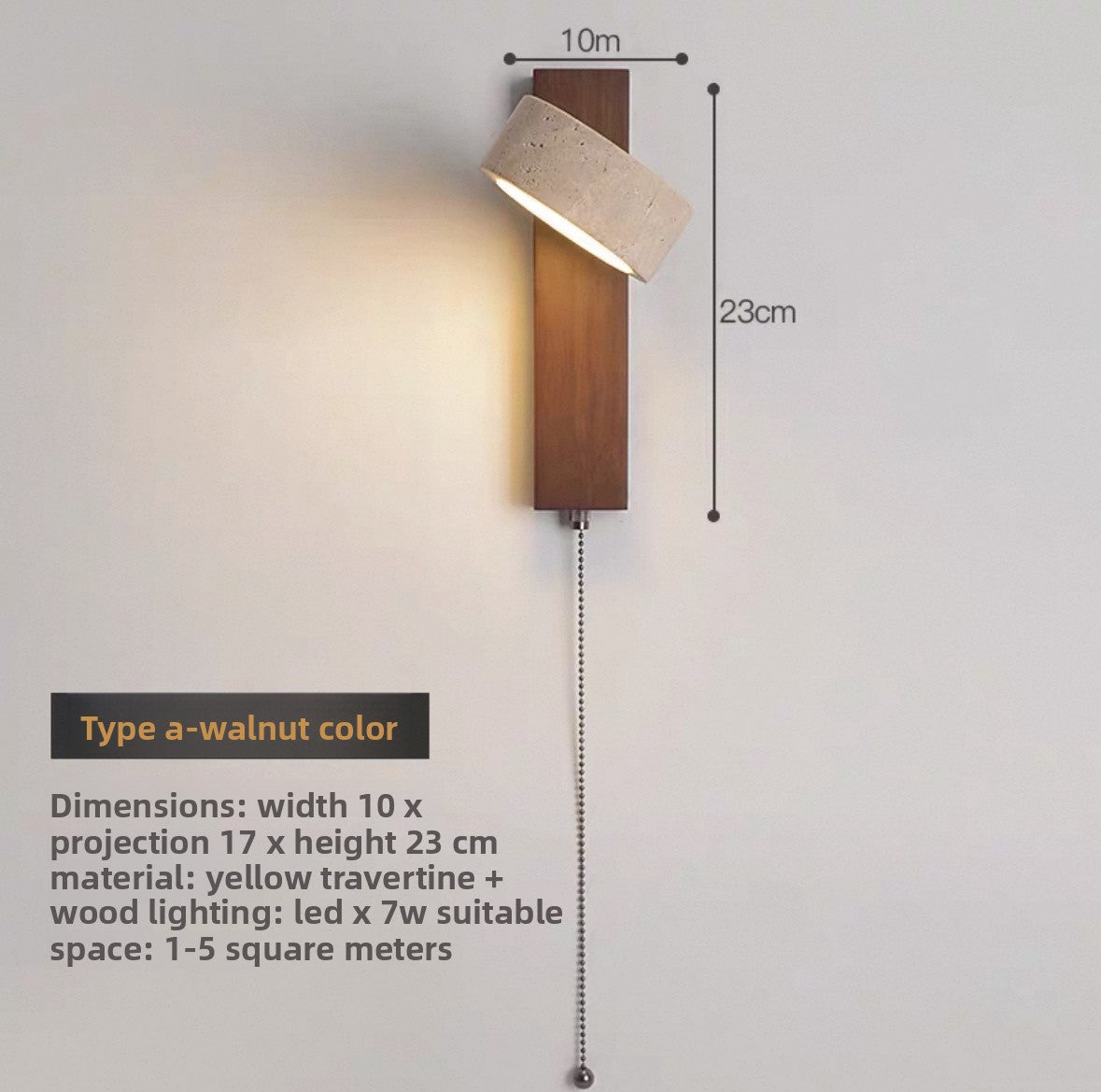 Wall Lamp with LED Lighting